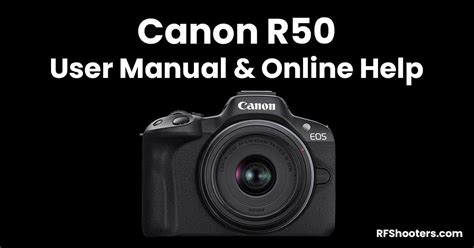 canon r50 manual|canon eos r50 instruction manual.